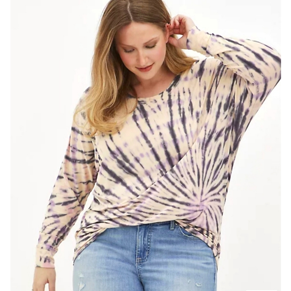 TORRID Tie Dye Super Soft Dolman Tee